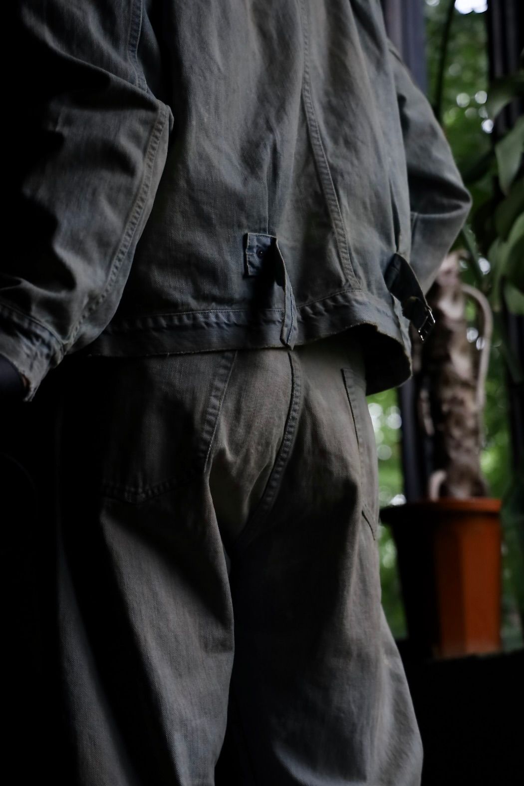 Washed Denim Wide Pants(24AAP-04-18H) BLEACH