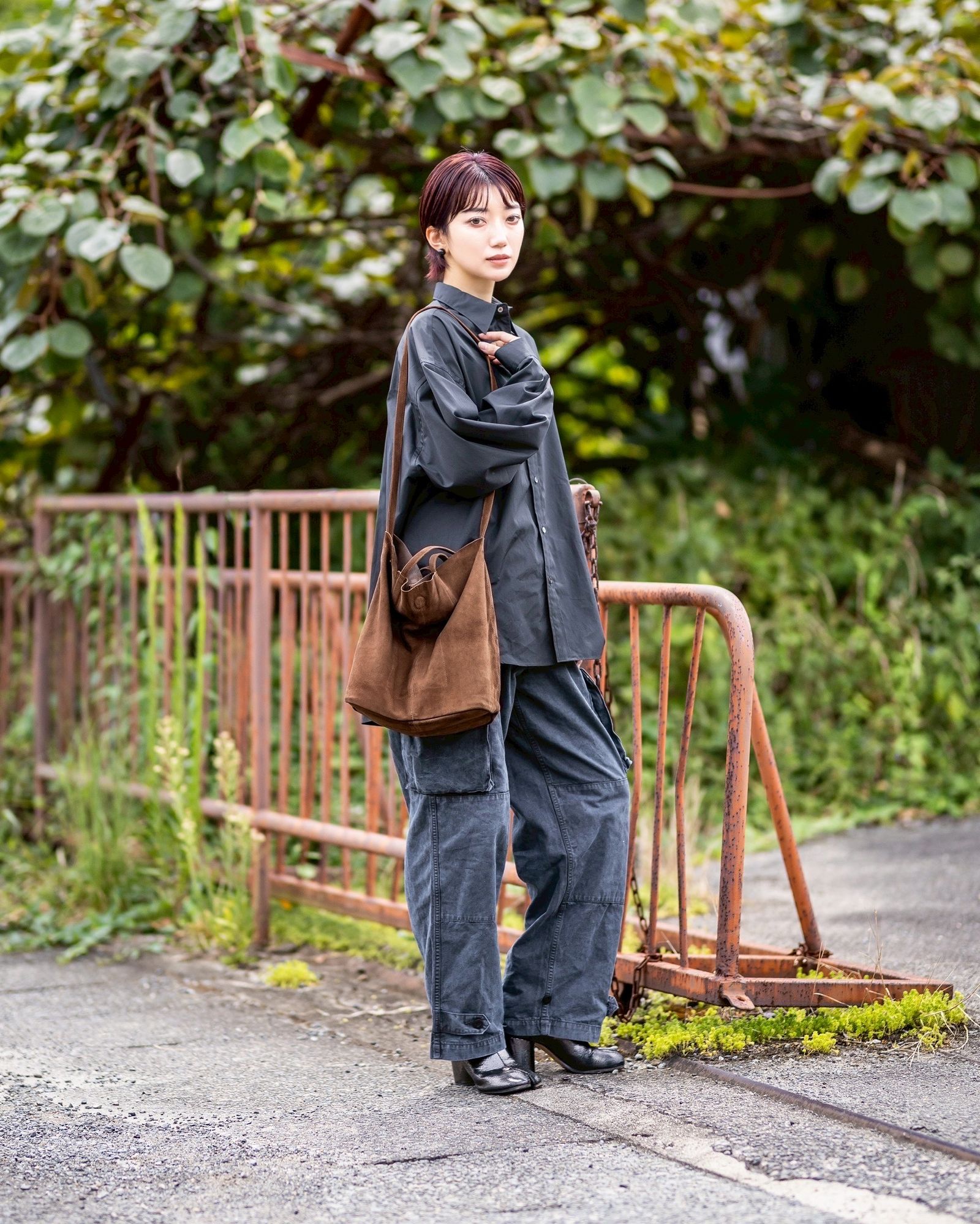 Morphee / モルフェトートバッグ 3WAY MIDIUM TOTE(LONG)SUEDE [COFFEE BROWN]☆新作発売！