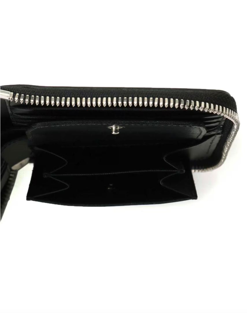 ヨウジヤマモト24SS THICK NATURAL FASTENER WALLET S(HS-A01-763-1)BLACK