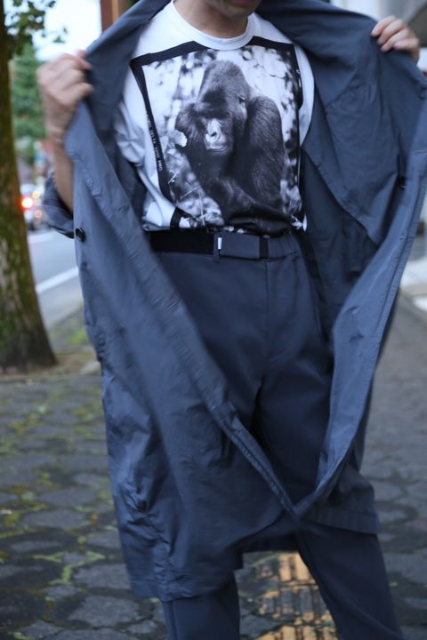 Graphpaper Garment Dyed Shop Coat & Triple Cloth Slim Chef pants Mix style.2020.8.22.