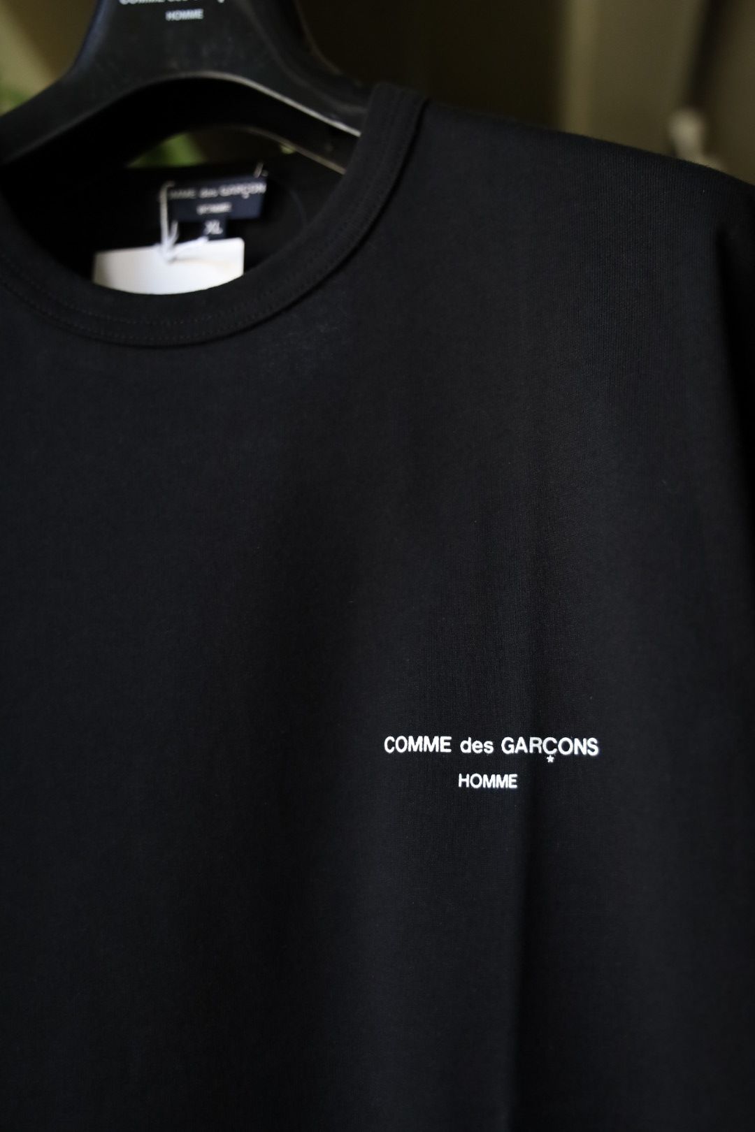 コムデギャルソンオム24AW ロゴTシャツ(HN-T101-051)BLACK☆8月3日(土)発売！