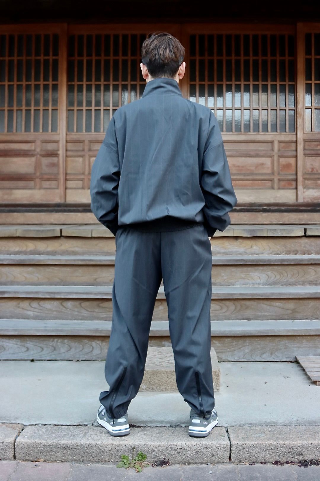 is-ness×NEAT LORO PIANA SPORT FABRICS PANTS"CHARCOAL"イズネス22SS
