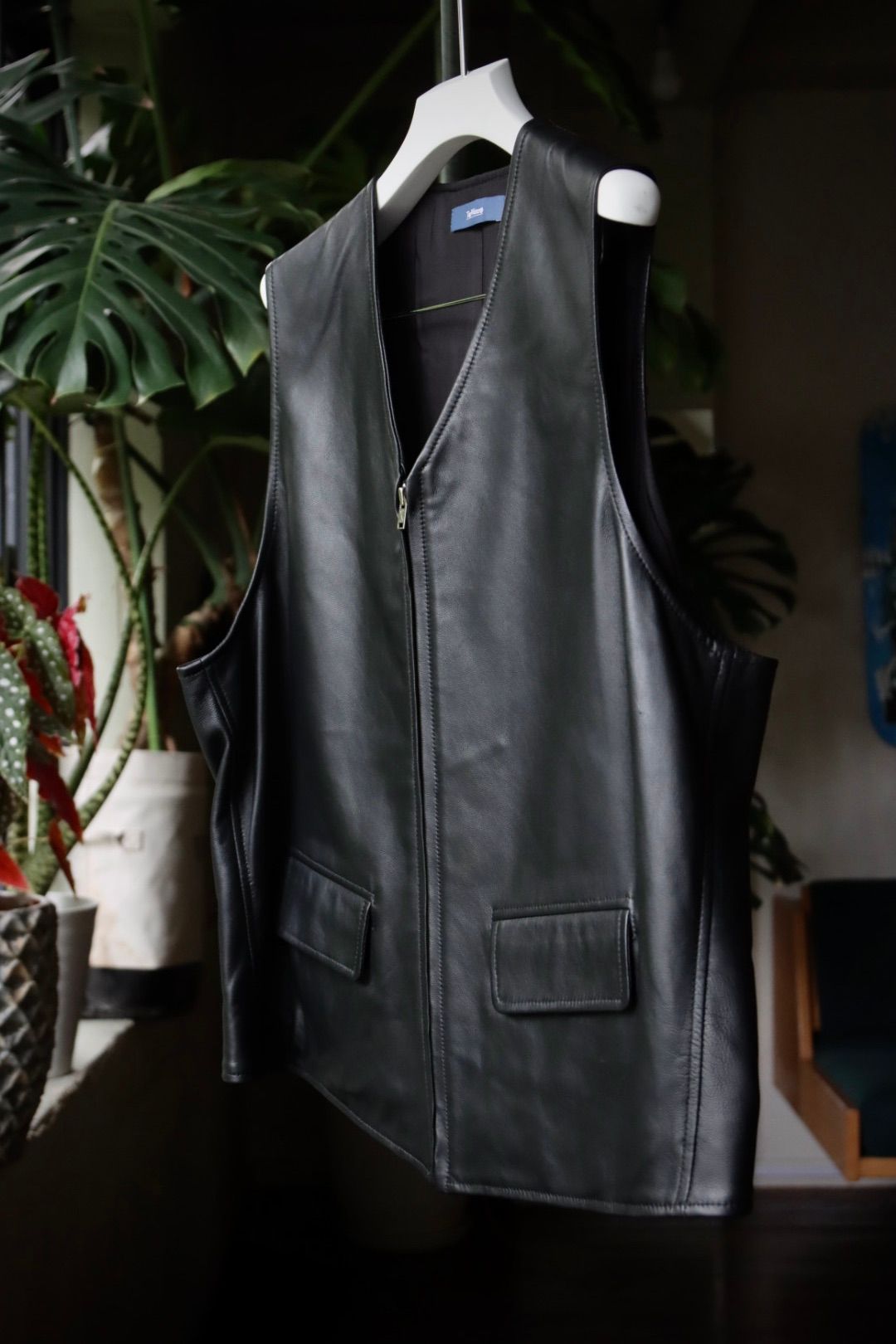 TapWater - タップウォーター23AW Sheep Leather Vest(TP223-30032