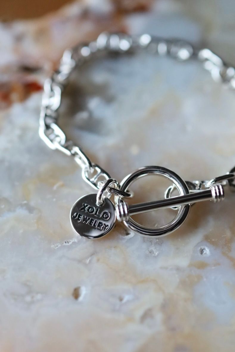 XOLO JEWELRY ショロジュエリー / Solid Anchor Link Bracelet -5mm-(XOB107)☆11月15日(土)再入荷！