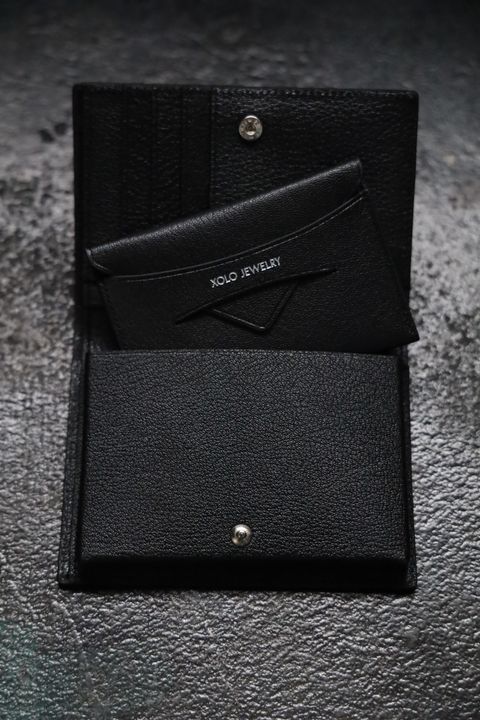 XOLO JEWELRY ショロジュエリー / Bilfold Wallet (XOWC003BLK) BLACK