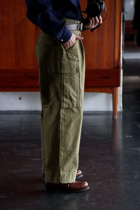 アプレッセ22FW MT Trooper Pants"OLIVE"スタイル