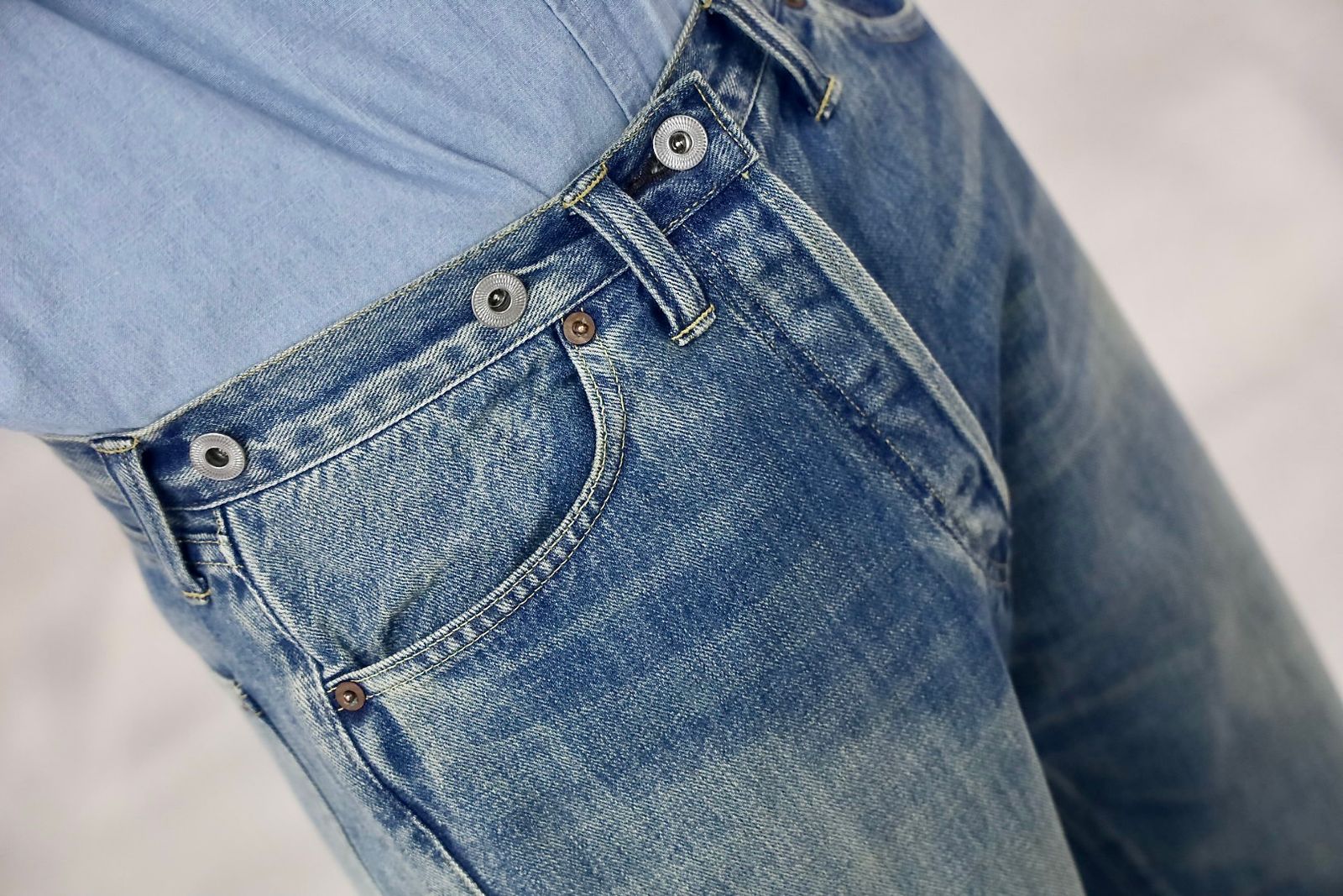 アプレッセ 2026 STYLE1 No.2 Washed Denim Pants(AP-4008)INDIGO