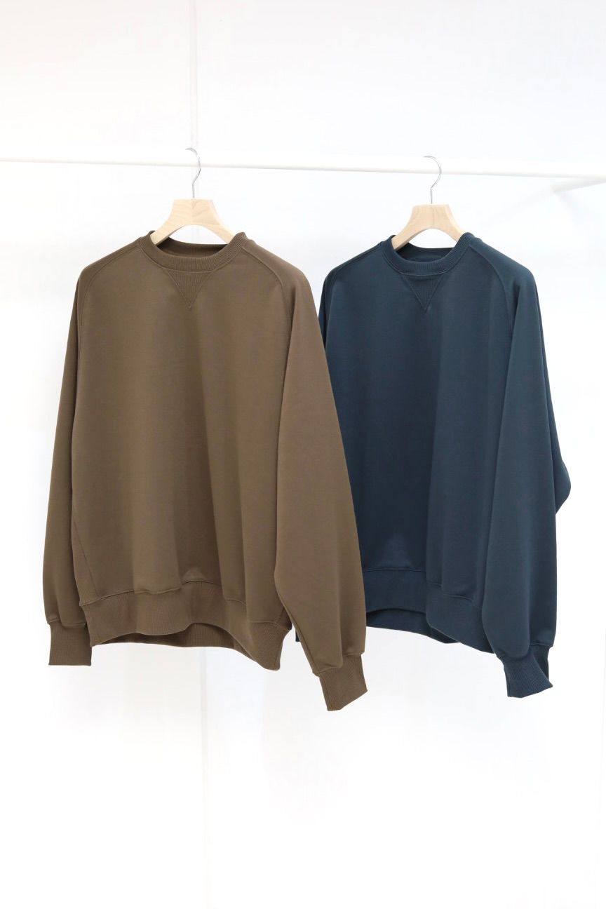 DAIWA PIER39(ダイワピア39) TECH SWEAT CREW FREEDOM SLEEVE (BE-50026)BROWN GRAY☆1月24日(土)発売！