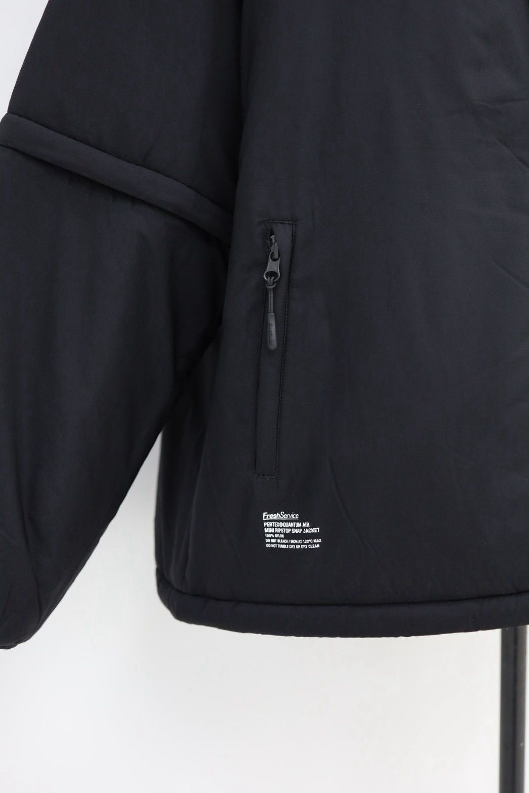 フレッシュサービス 26AW  PERTEX® QUANTUM AIR MINI RIPSTOP SNAP JACKET(FSC263-30310)BLACK☆10月10日(土)新作発売！