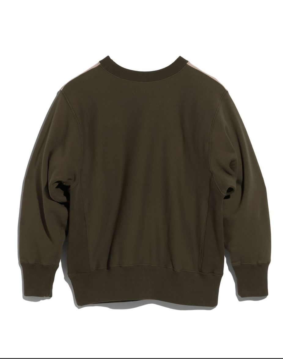 ファウンダ 25AW SWEAT SHIRT(015FD252021)PINK/KHAKI
