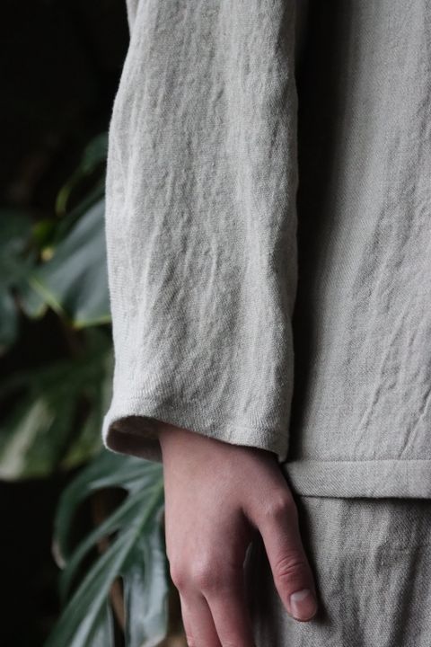 blurhms Linen Twill Hospital Jacket(BHS22S006) style. 2022.01.24.