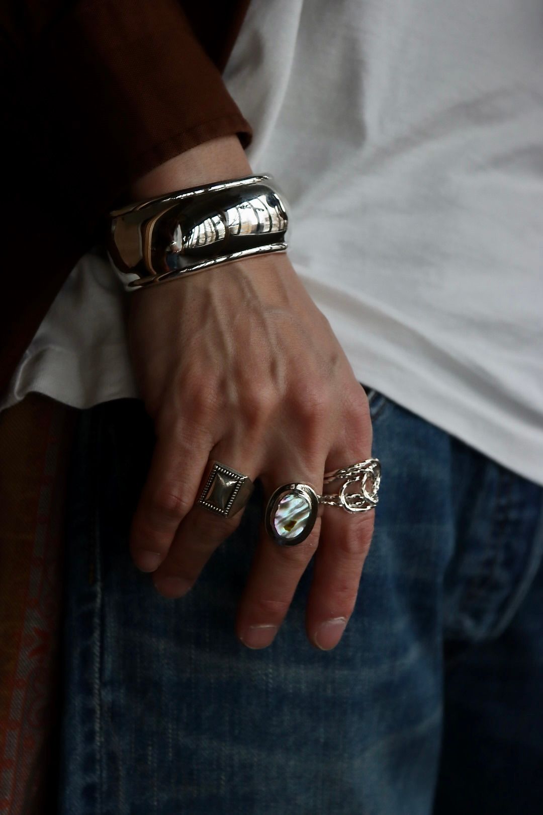 A.PRESSE 23SSデニム Washed Denim Pants E(23SAP-04-24H)BLEACHスタイル