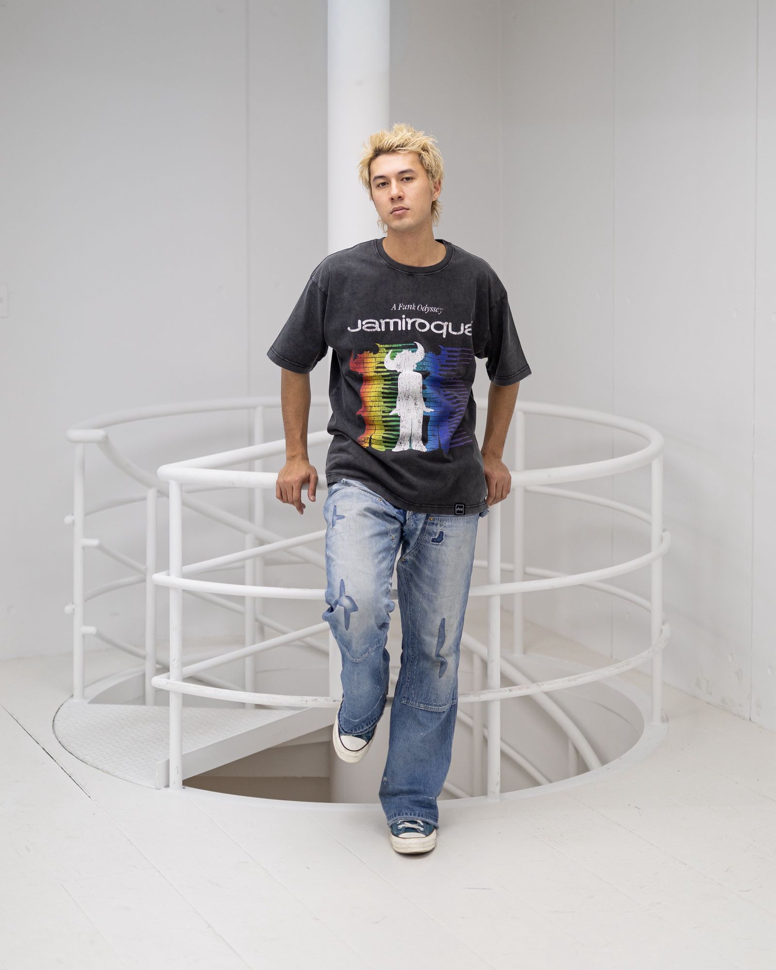 U/MUSIC ユーミュージック Jamiroquai A Funk Odyssey SS Tee(UM-MK8-0000-021)★新作発売！