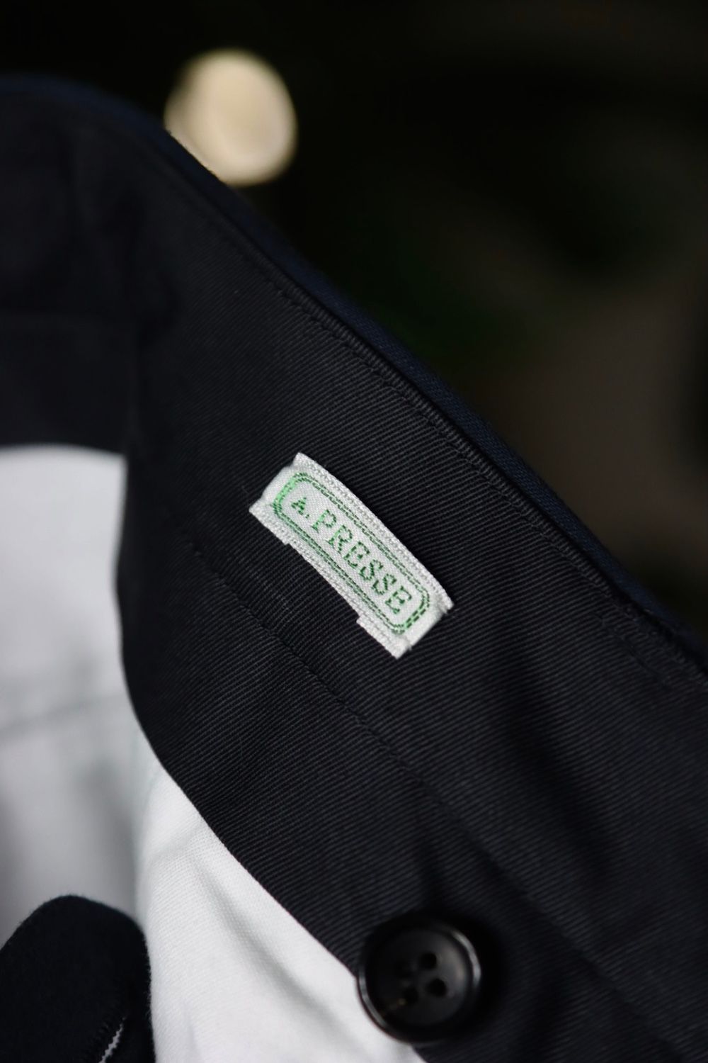 A.PRESSE - アプレッセ22FW Chino Trousers (22AAP-04-06H)NAVY