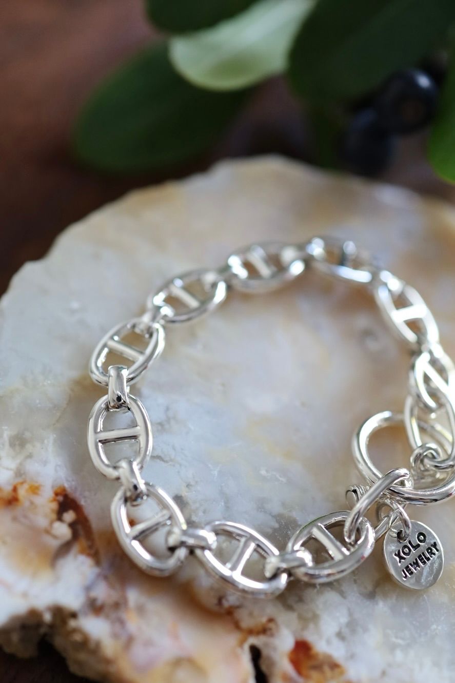 XOLO JEWELRY ショロジュエリー / Anchor Link Bracelet-10mm-(XOB102)SILVER925☆11月15日(土)再入荷！