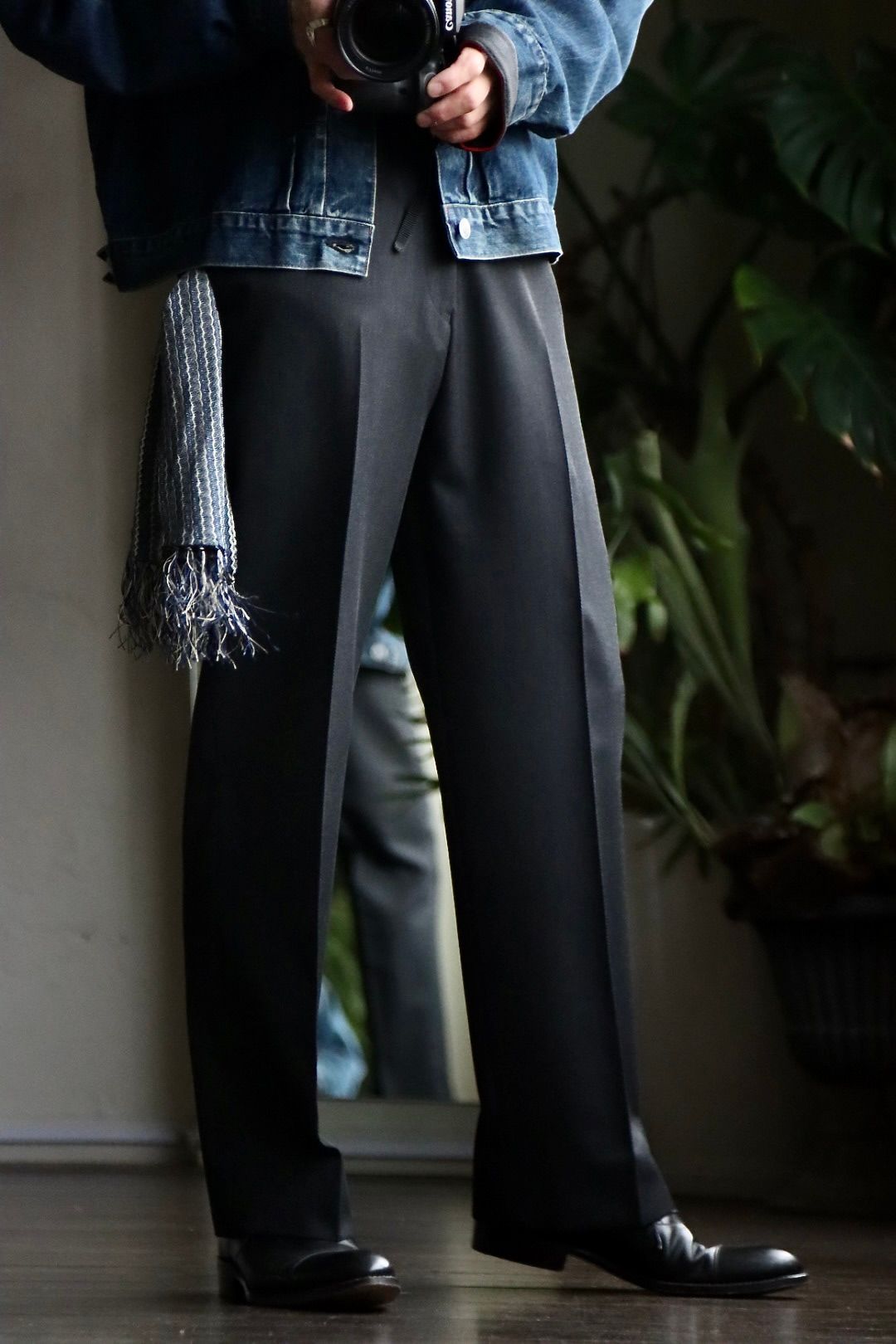 A.PRESSE アプレッセ23SS Covert Cloth Trousersスタイル