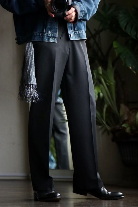 A.PRESSE アプレッセ23SS Covert Cloth Trousersスタイル