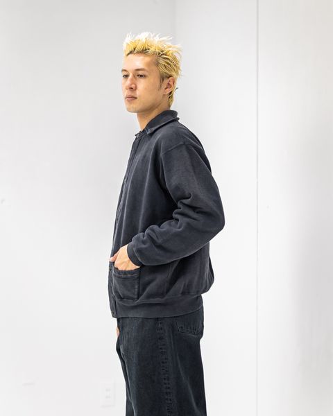 A.PRESSE Vintage Sweat Cardigan(BLACK) 9月13日(土)新作発売！
