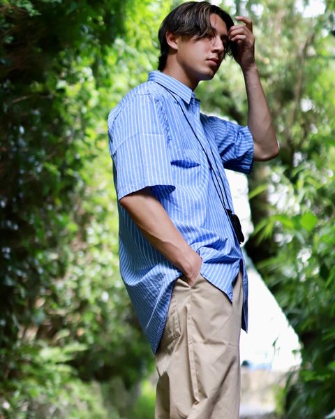 PLAY COMME des GARCON 23SS STRIPE S/S SHIRT スタイル