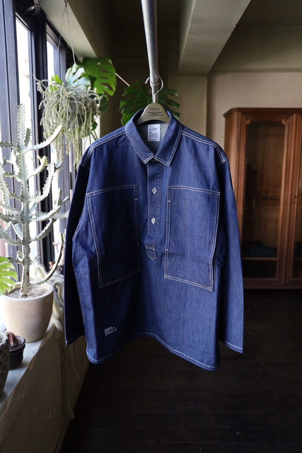 FreshService - フレッシュサービス DENIM PULLOVER SHIRT