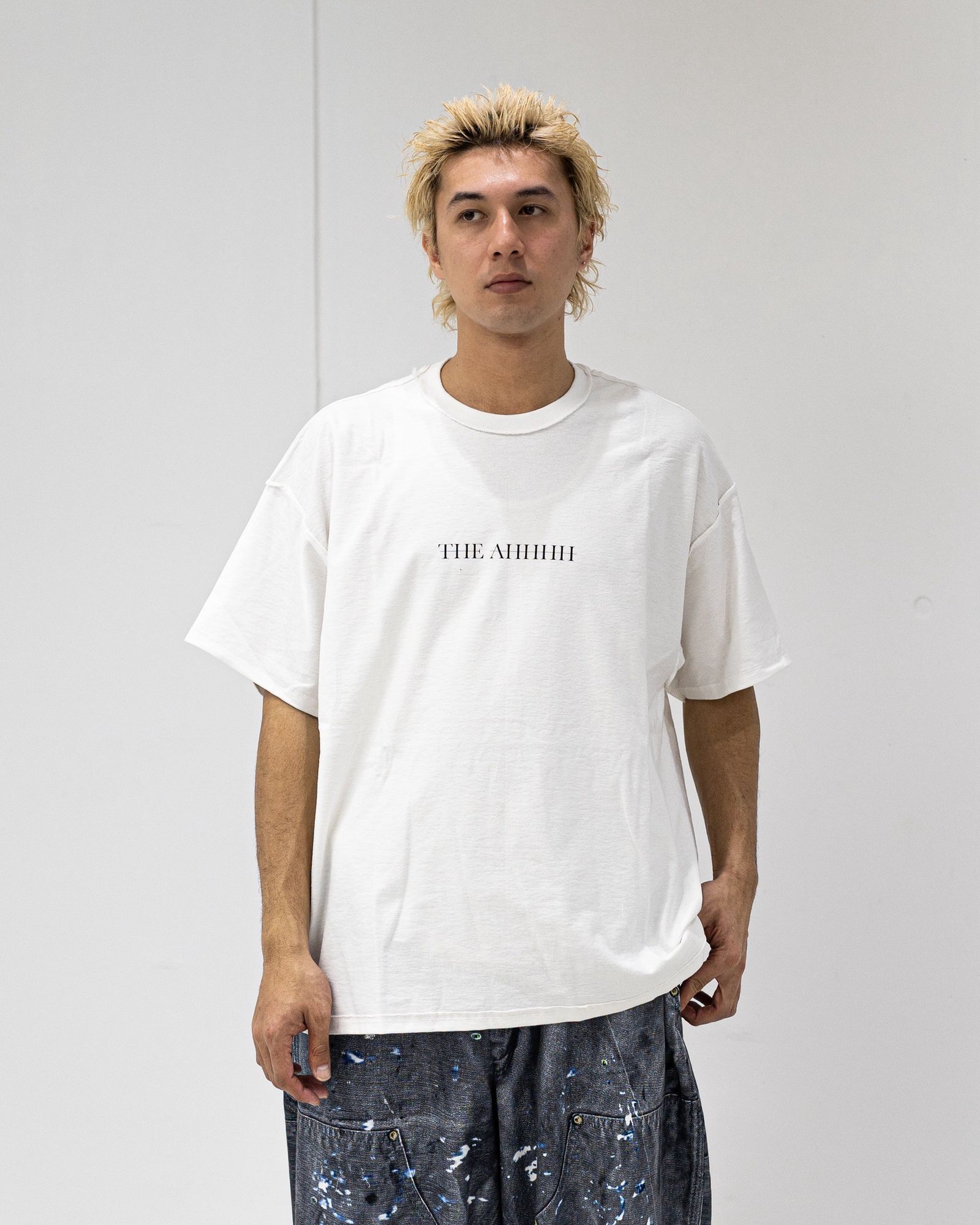 イズネスミュージック 26SS THE AHHHH T-SHIRTS (IMP7_17_NABET01)WHITE☆新作発売！