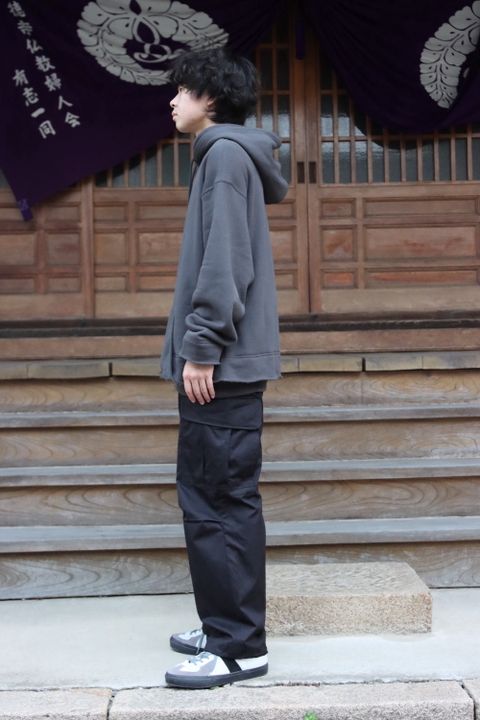 YOKE RESIZED WIDE HOODIE(YK21AW0278CS) style. 2021.09.27.