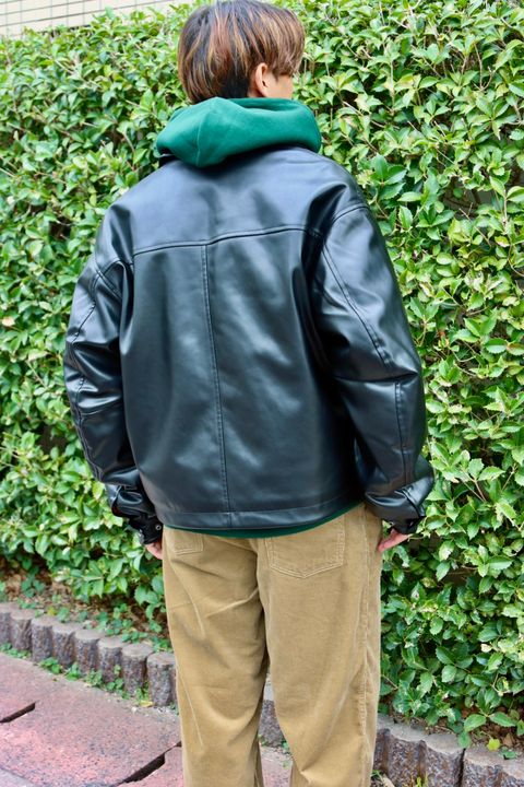 SEDAN ALL-PURPOSE セダンオールパーパス 23AW Synthetic Leather Sports Jacketスタイル