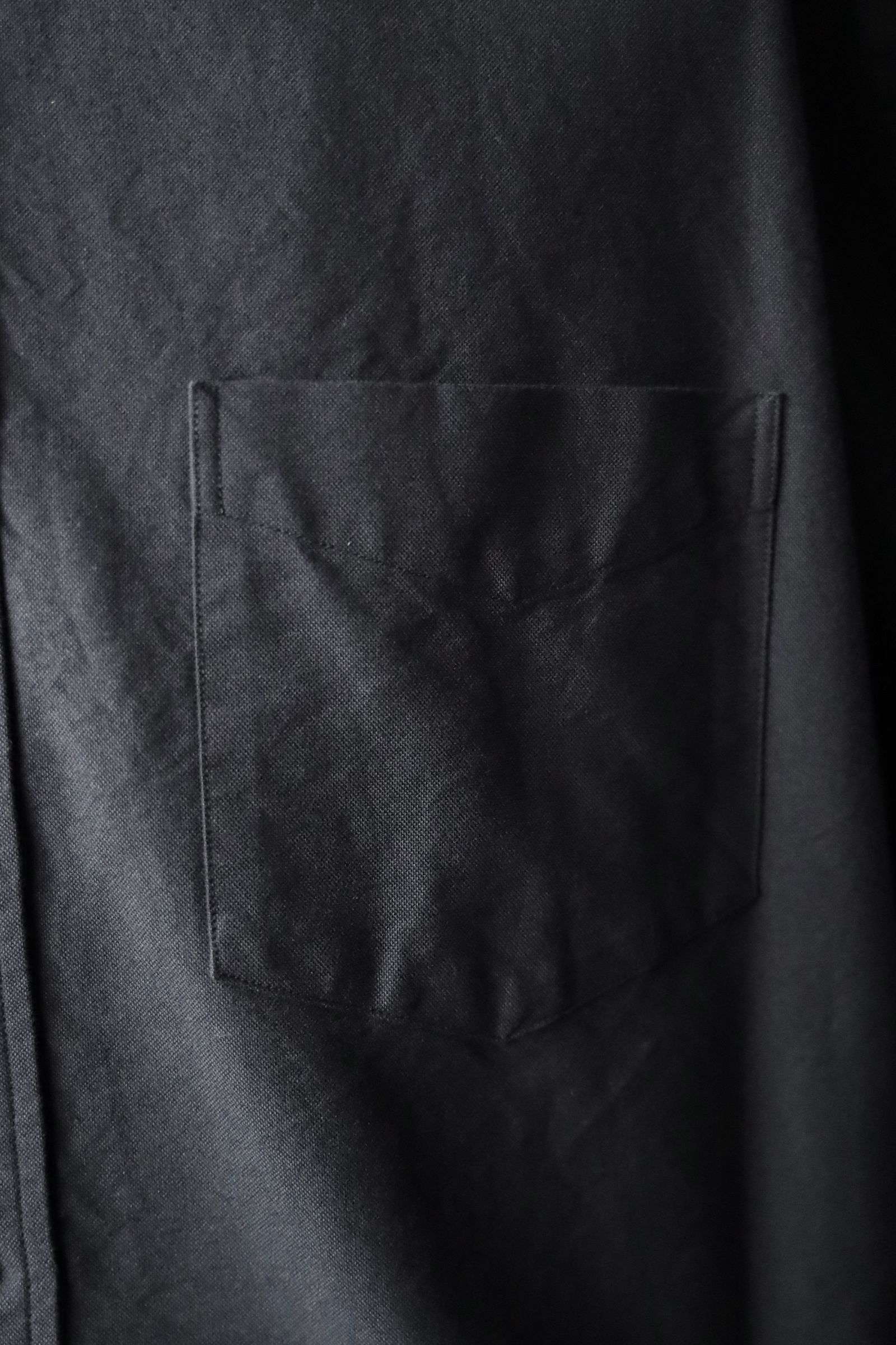 グラフペーパー25SS Oxford L/S B.D Box Shirt (GM251-50020B) BLACK