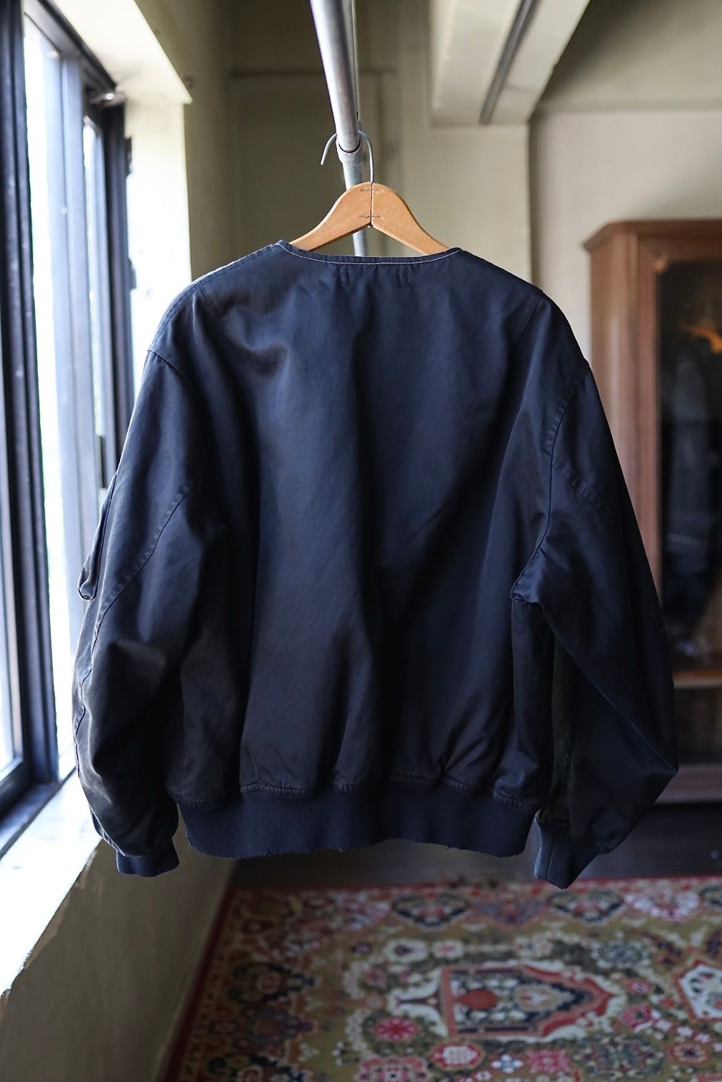 アプレッセ 2025 STYLE2 Vintage Silk Flight Custom Jacket(25AAP-01-28)BLACK☆10月25日(土)発売!