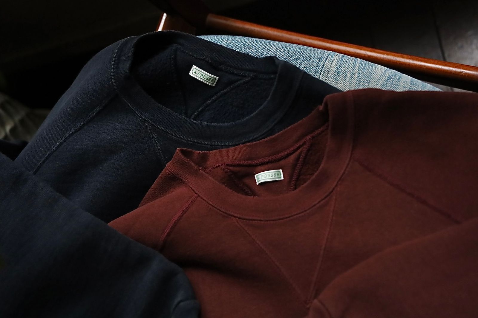 アプレッセ 2026 STYLE2 Vintage Double V Sweatshirt(26AAP-05-16)BLACK☆9月5日(土)発売！