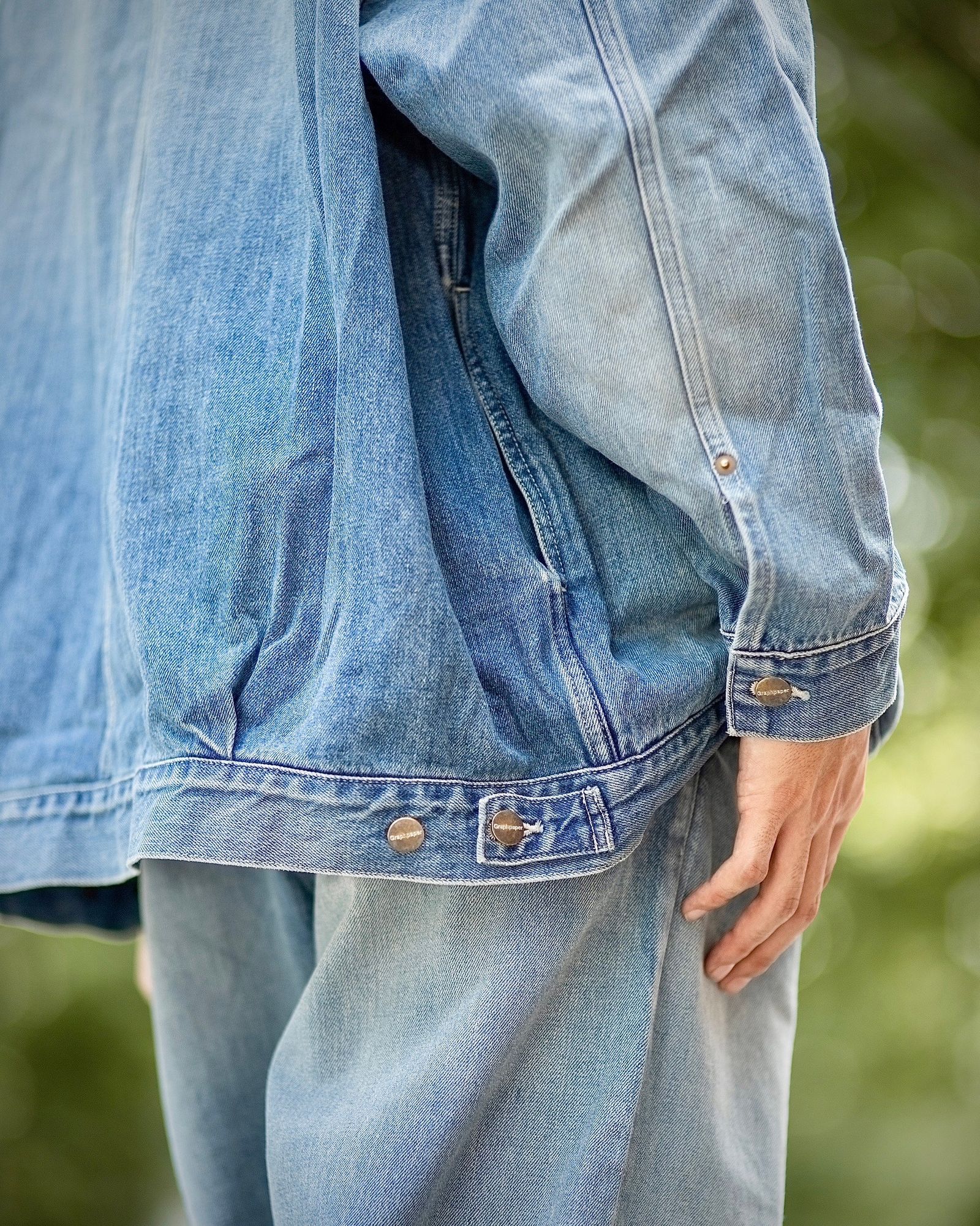 Graphpaper - Graphpaper 25SS WOMENS Selvage Denim Zip Jacket