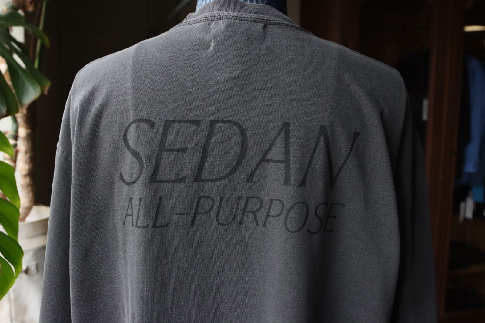 セダンオールパーパス SS24 Garment Dyed S/S Tee(SD24S-CT06)Charcoal