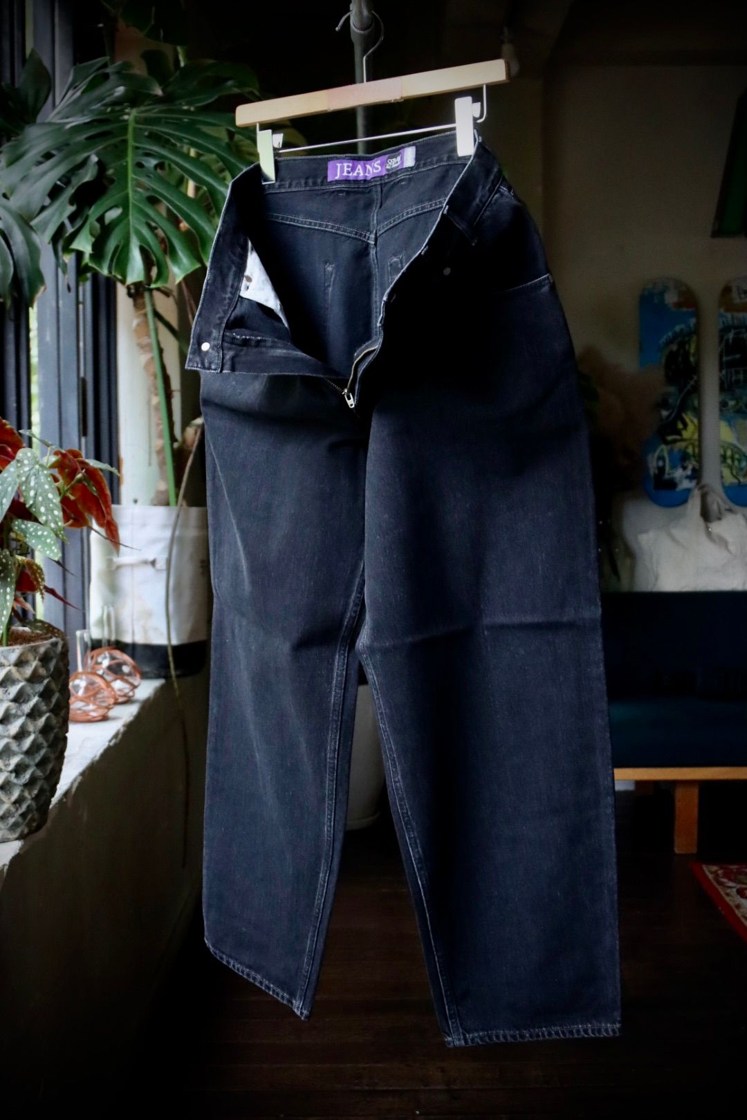 セダンオールパーパス23FW Oval Logo Denim Pant(SD23F-PT07)BLACK☆8月12日(土)発売！