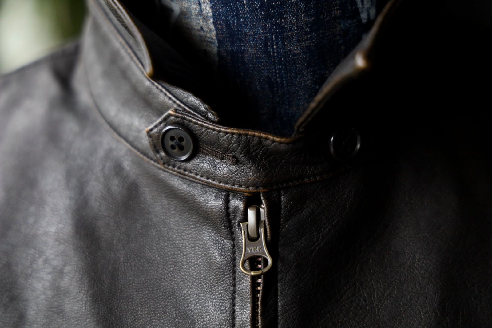 セダンオールパーパス FW25 Synthetic Leather Jacket(SD25F-JK03)Vintage Black