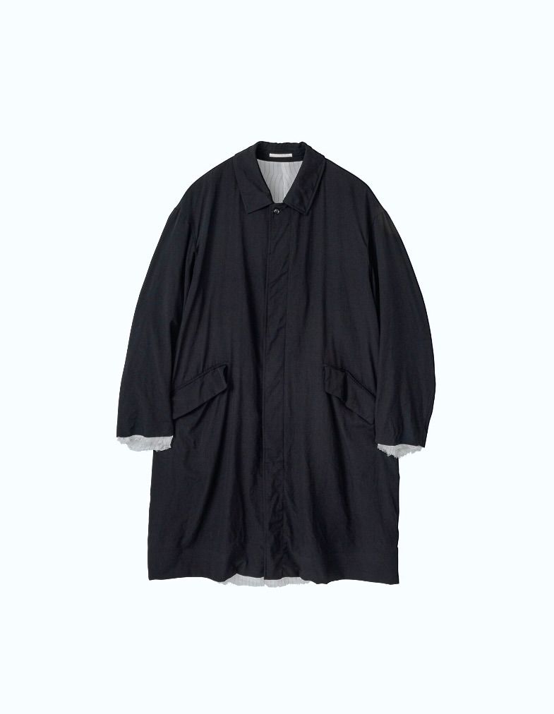 Graphpaper - グラフペーパー24SS Wool Twill Washer Bal Collar Coat 
