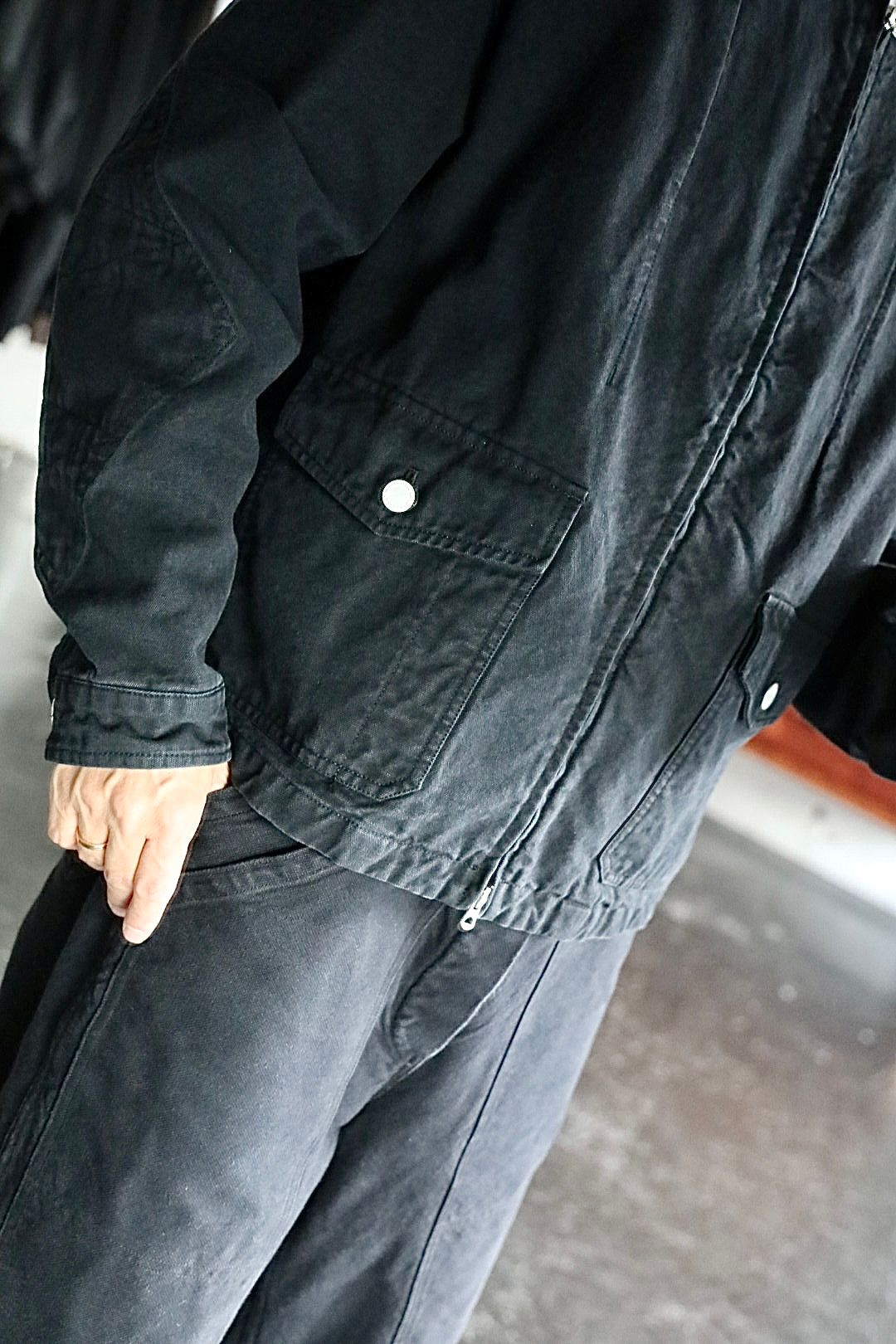 COMME des GARCONS HOMME 綿オックスジャケットスタイル.2025.9.5.