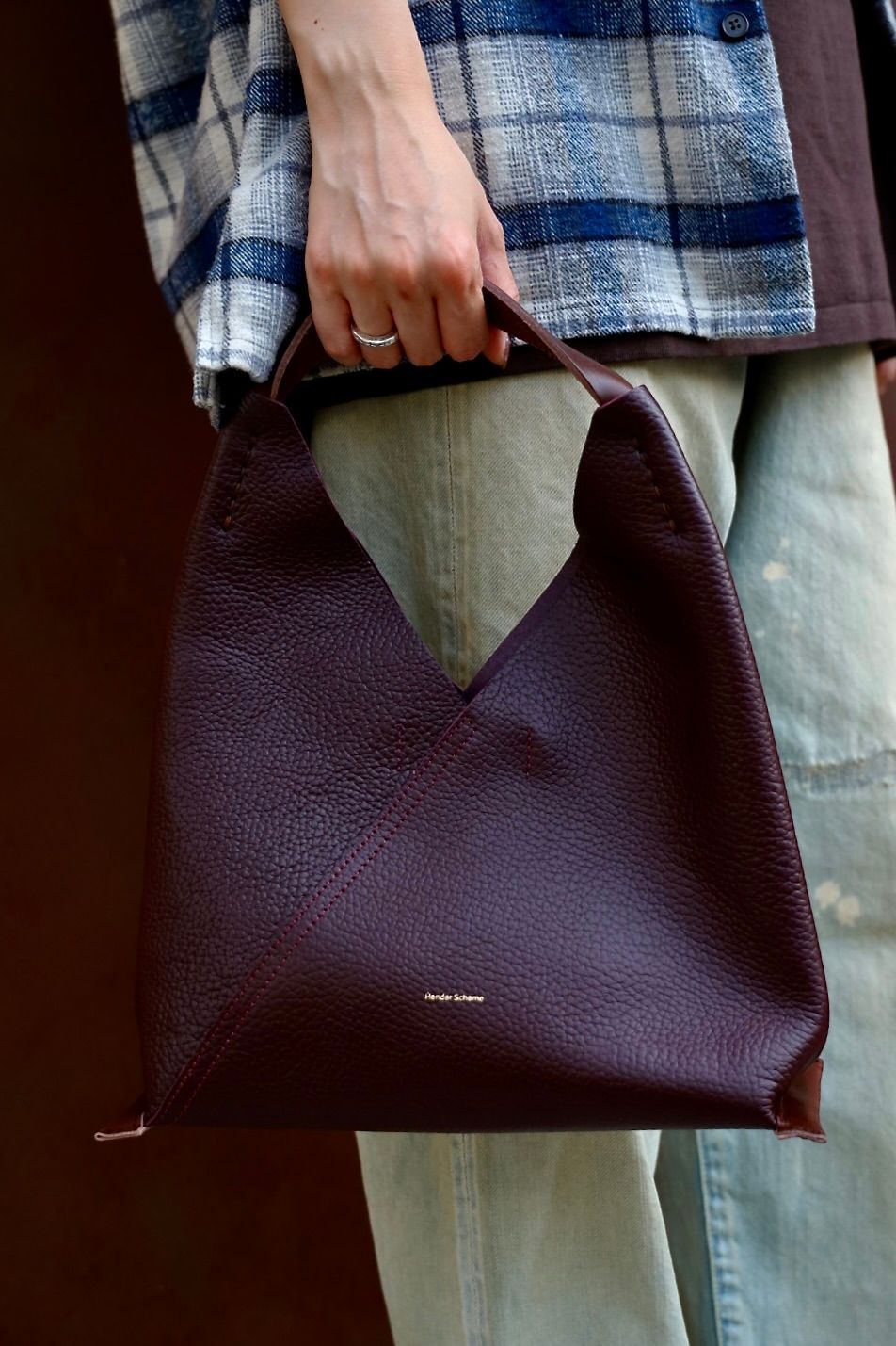 エンダースキーマ バッグ triangle bag(wt-rb-trb)bordeaux☆6月13日(土)発売！