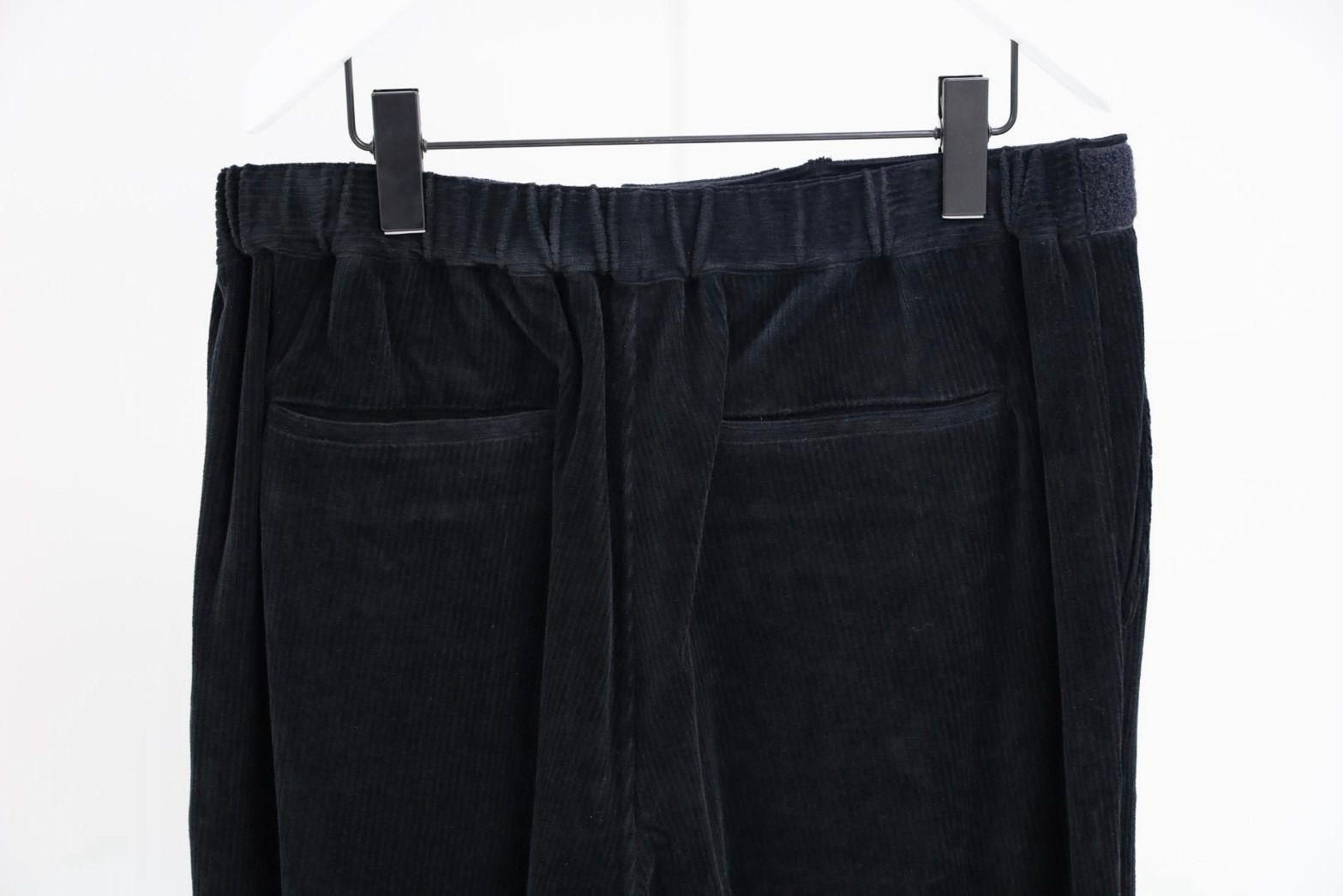 グラフペーパー Soft Knit Corduroy Wide Tapered Chef Pants(GM263-40112B)BLACK☆9月5日(土)発売！
