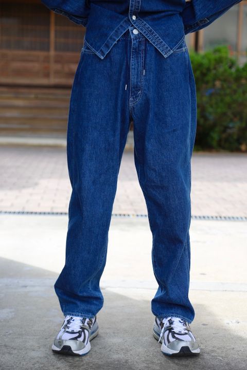 Graphpaper 2021春夏コレクション Denime Regular Collar Shirt & Denime Five Pocket Pants style.2020.12.20.