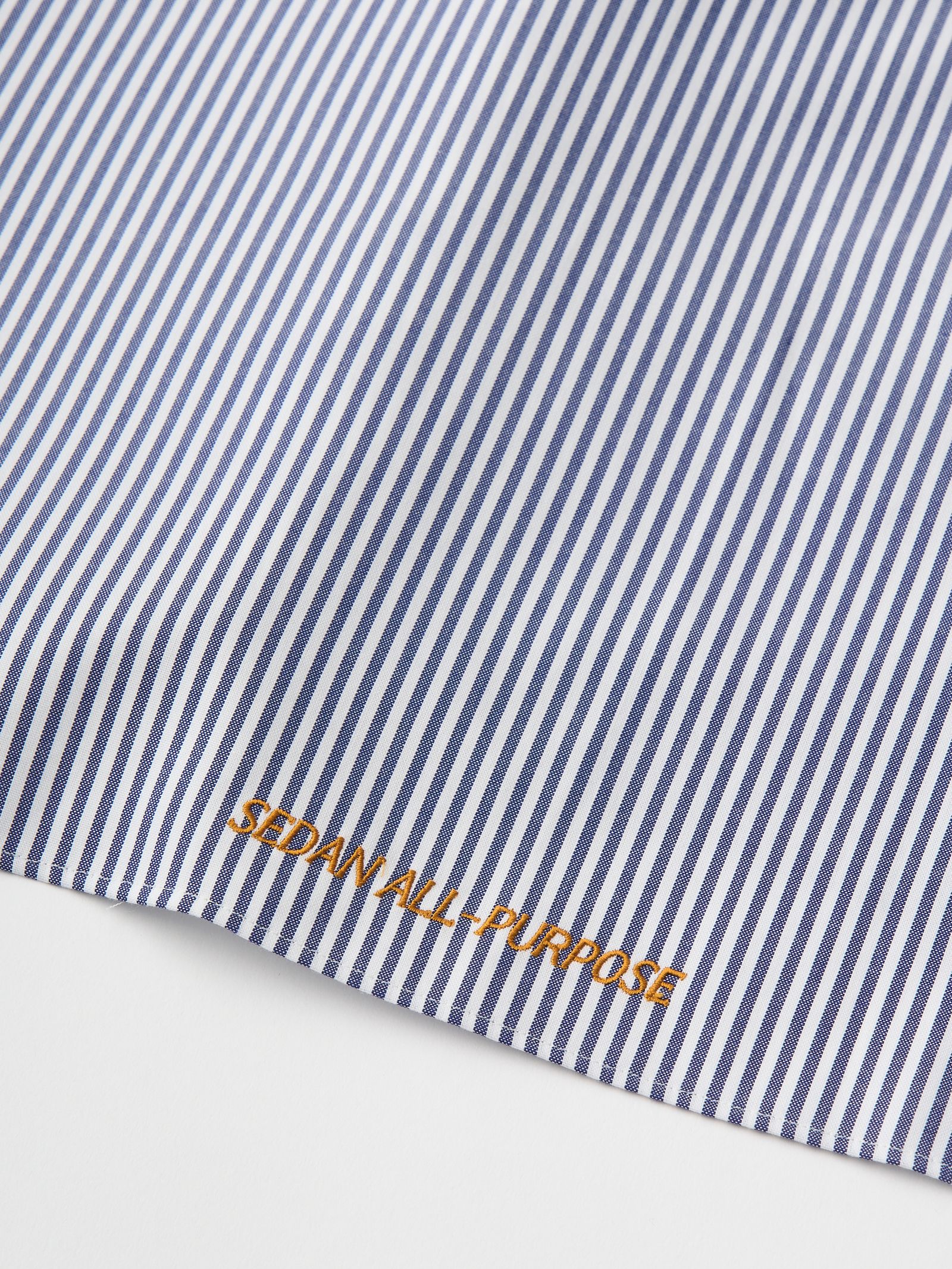 セダンオールパーパス SS25 Emblem BD Shirt(SD25S-SH03)Navy Stripe