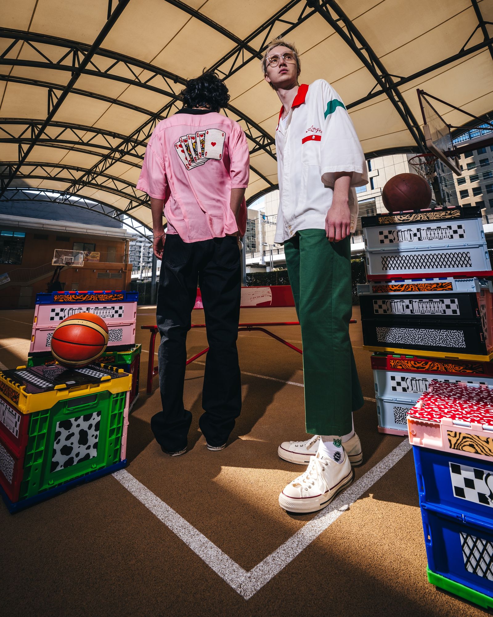 セントマイケル 26SS BOWLING SHIRT(SM-MK8-0000-036)PINK☆4月29日(水)新作発売！