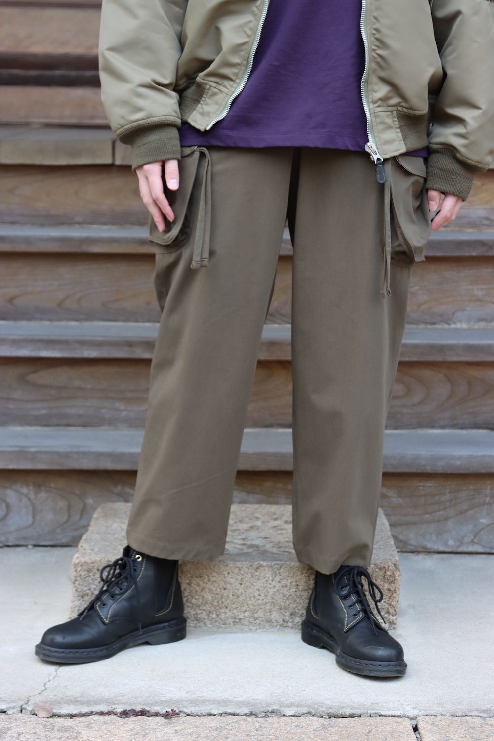 doublet VEGETABLE DYED MA-1(22SS13BL132) style.2022.1.19.