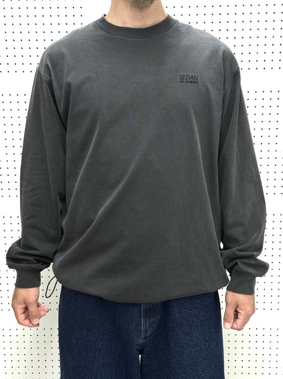 セダンオールパーパス 26SS Pigment Dyed L/S Tee(SD26S-CT04)Coal☆2月21日(土)発売！