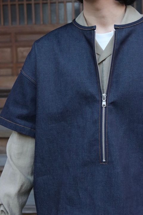 SEEALL ZIP PULLOVER JACKET,DOUBLE WAIST BELT PANTS set up style. 2022.03.17.