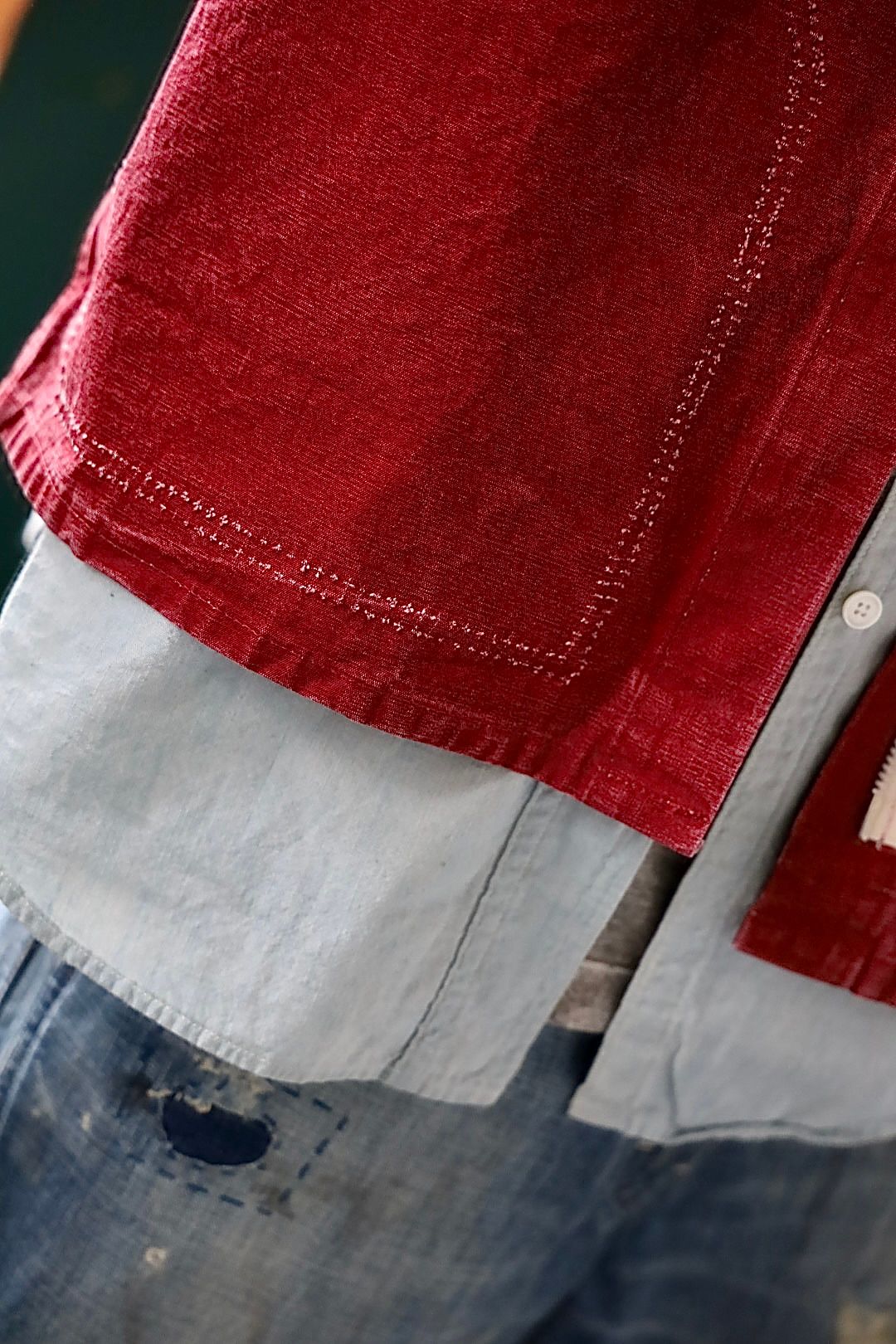 A.PRESSE 2025 STYLE2 Vintage Hunting Jacket"RED"スタイル