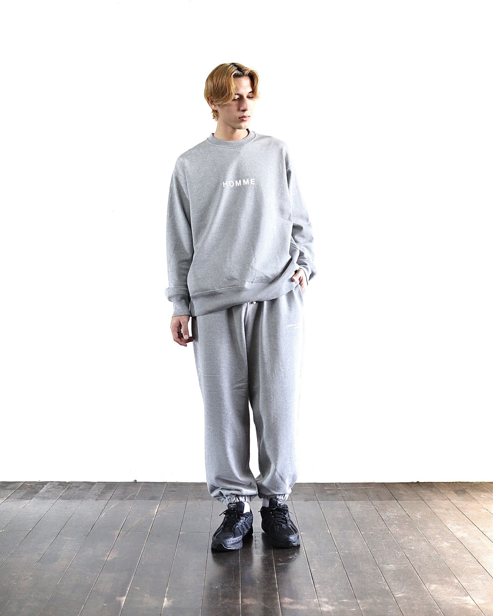 COMME des GARCONS HOMME 24SS HOMMEプリントスウェット スタイル ...