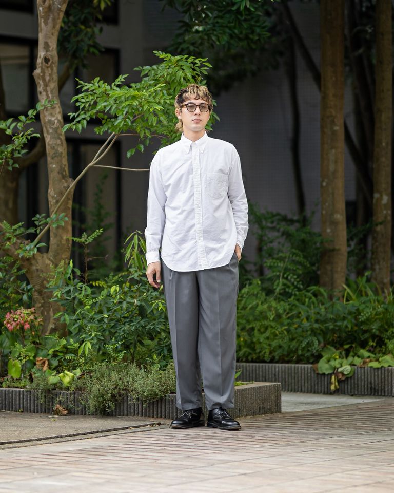 Graphpaper Oxford L/S B.D Box Shirt (WHITE) 8月1日(土)新作発売！