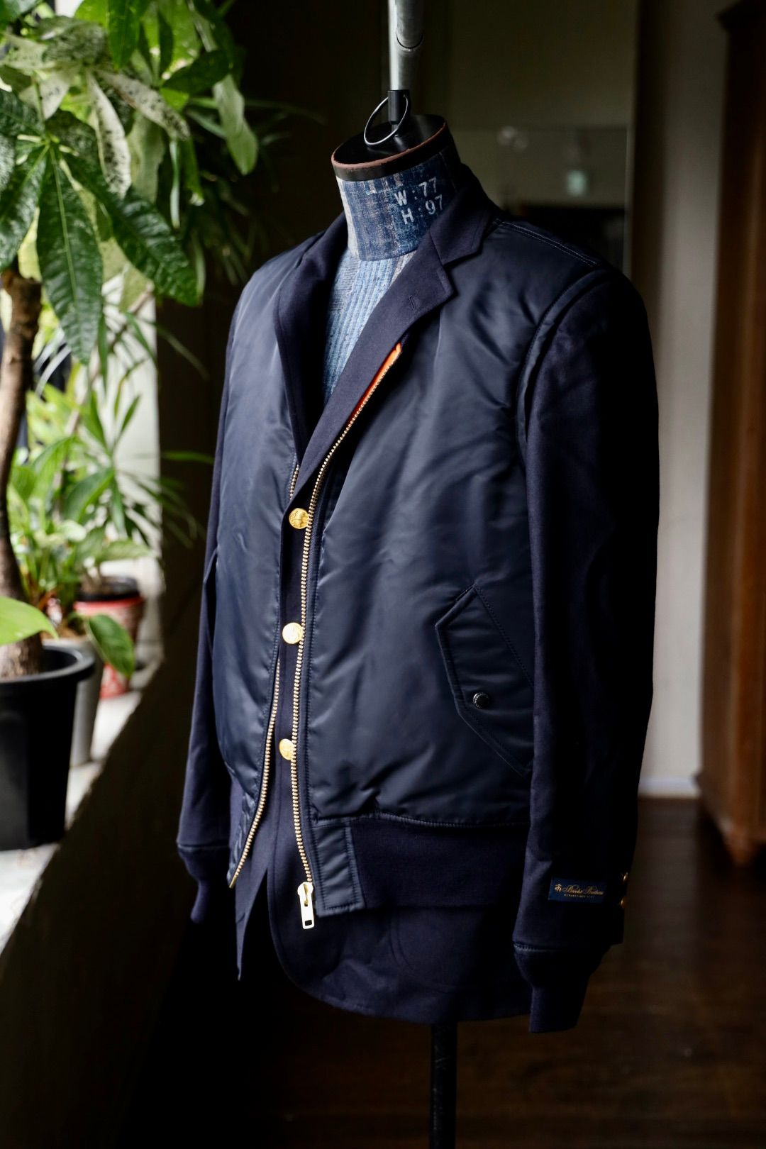 アイ ジュンヤワタナベマン BROOKS BROTHERSカスタマイズ ウールフランネルブレザー(WP-J907-100)NAVY×NAVY☆9月19日(金)発売！