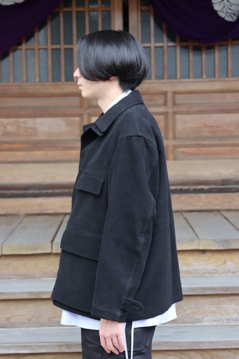 YOKE MILITARY FIELD JACKET"BLACK"style