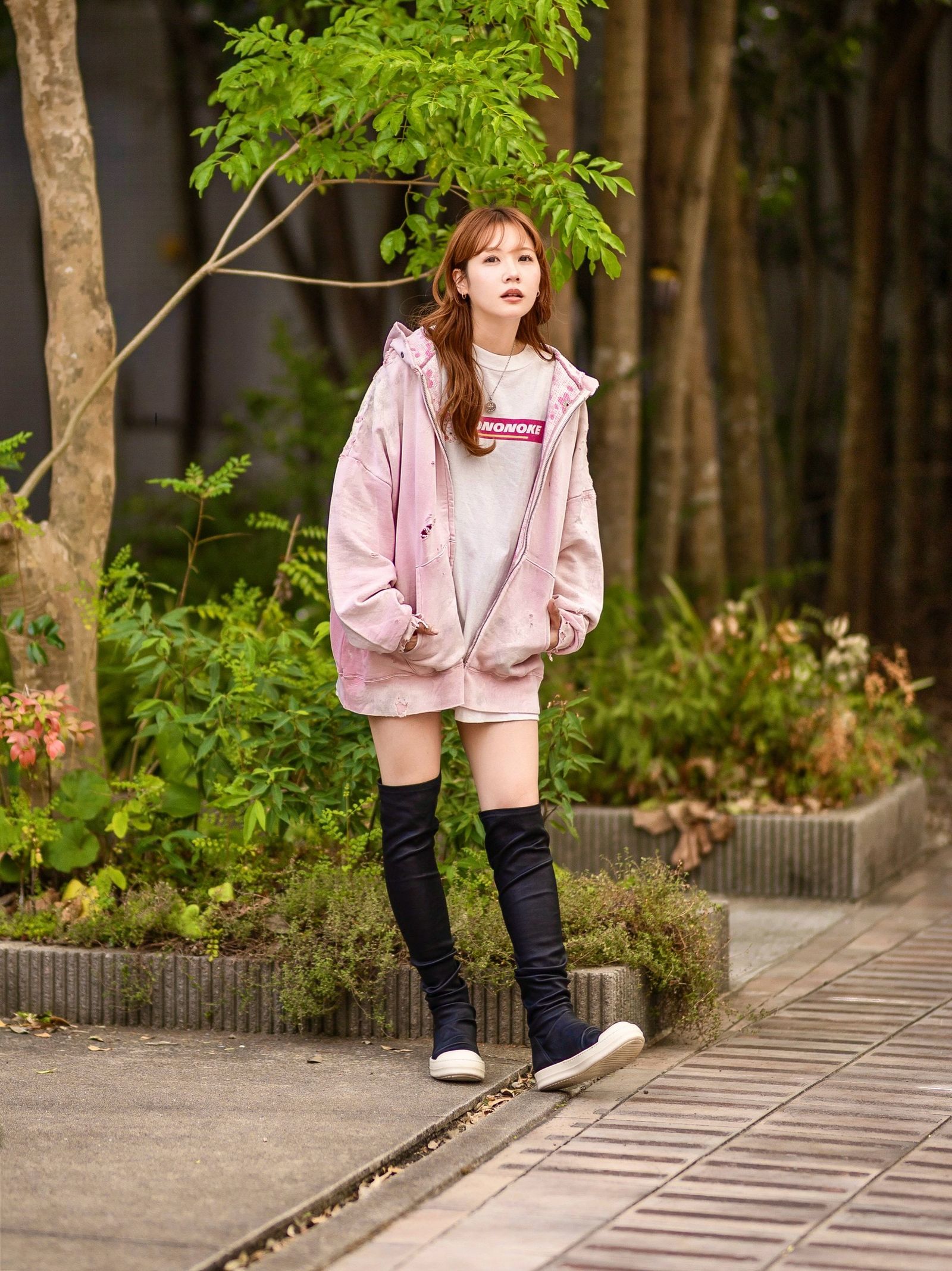 mononoke・made DOUBLE FC ZIP HOODIE/SAKURA style.2026.8.29
